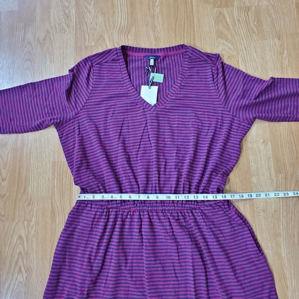 Joules | Three-Quarter Sleeve Blouson Dress sz 12 - Picture 11 of 15